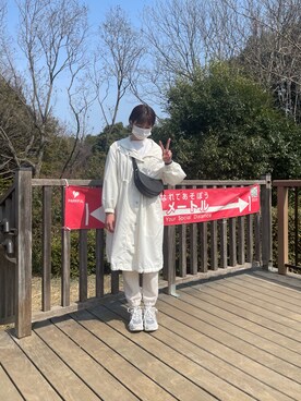「ママファッション」｜「アイテム（モッズコート）」を使った、wakacchaさん（レディース・162cm）の春コーディネート