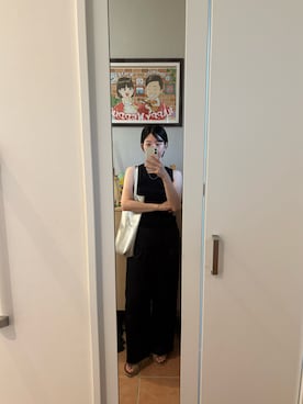 「アイテム（タンクトップ）」を使った、wakacchaさん（レディース・163cm）の夏コーディネート