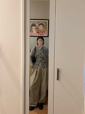 「select MOCA（セレクトモカ）のアイテム（パンツ）」を使った、wakacchaさん（レディース・163cm）の秋コーディネート