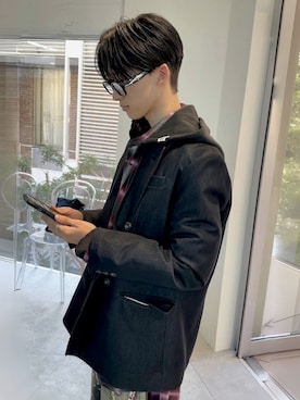 「CASETiFY（ケースティファイ）のアイテム」を使った、IBUKI_tp さん（メンズ・177cm）の冬コーディネート