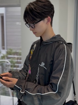 「MOSCOT（モスコット）のアイテム」を使った、IBUKI_tp さん（メンズ・177cm）の春コーディネート