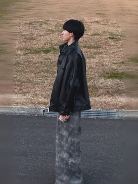 「アイテム（PC・スマホグッズ/家電）」を使った、IBUKIさん（メンズ・177cm）の冬コーディネート