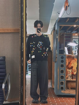 「Dior（ディオール）のアイテム」を使った、IBUKI_tp さん（メンズ・177cm）の秋コーディネート