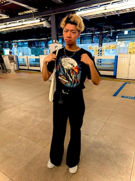 「アイテム（ネックレス）」を使った、kou883555さん（メンズ・174cm・10代）の夏コーディネート