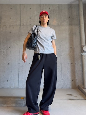 「Chikashitsu +（チカシツプラス）のアイテム」を使った、Takumiさん（メンズ・178cm）の夏コーディネート