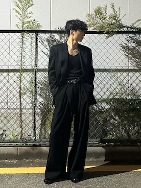 「アイテム（テーラードジャケット）」を使った、Takumiさん（メンズ・178cm・20代）の秋コーディネート