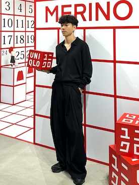 「アイテム（ニット/セーター）」を使った、Takumiさん（メンズ・178cm・20代）の秋コーディネート