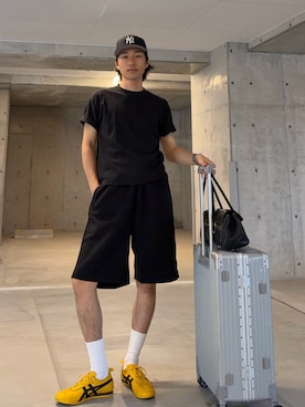 「MICHAEL KORS（マイケルコース）のアイテム」を使った、Takumiさん（メンズ・178cm）の夏コーディネート
