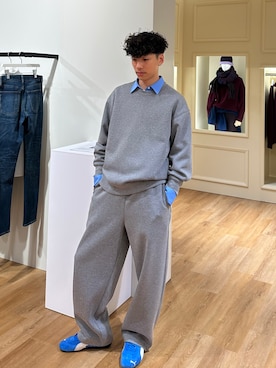 「アイテム（スウェットパンツ）」を使った、takumioutfitsさん（メンズ・178cm）の夏コーディネート