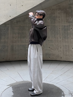 「endevice（エンデヴァイス）のアイテム」を使った、Takumiさん（メンズ・178cm）の冬コーディネート