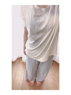 「アイテム（ルームウェア）」を使った、𝒮𝒶𝓀𝓊𝓇𝒶さん（レディース・146cm）の夏コーディネート