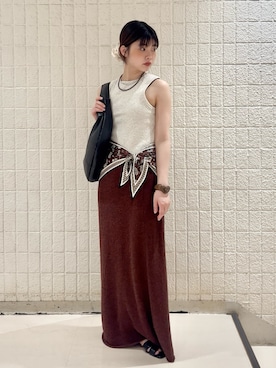 RiNCOさん（レディース・158cm）の春コーディネート