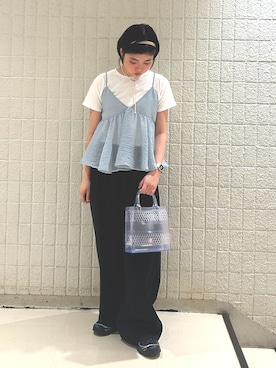 RiNCOさん（レディース・158cm）の夏コーディネート