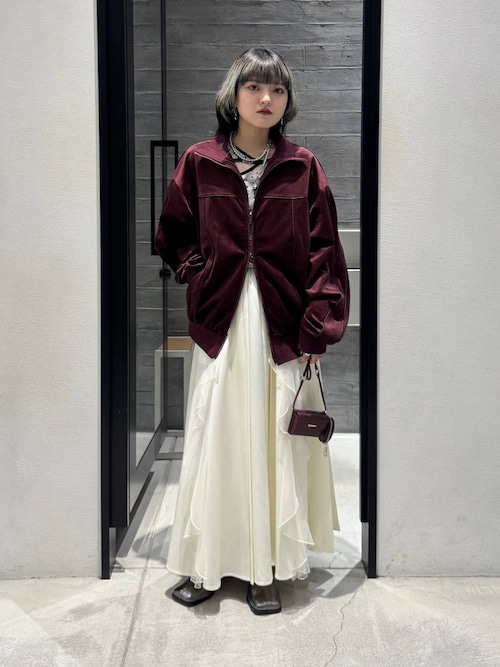 HARE ブルゾン アウター ベロアトラックジャケット(HARE) メンズ