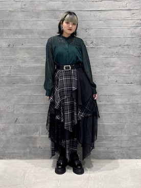 「アイテム（ドレスシューズ）」を使った、かのんさん（レディース・149cm）の夏コーディネート