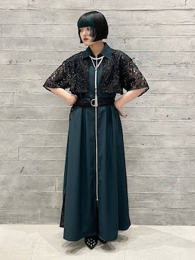 「アイテム（パンプス）」を使った、かのんさん（レディース・149cm・20代）の夏コーディネート