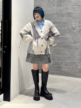 「アイテム（カーディガン/ボレロ）」を使った、かのんさん（レディース・149cm・20代）の秋コーディネート