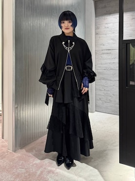 「HARE（ハレ）のアイテム（ジャケット/アウター）」を使った、かのんさん（レディース・149cm）の冬コーディネート