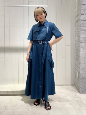 「アイテム（ワンピース/ドレス）」を使った、かのんさん（レディース・149cm・20代）の春コーディネート
