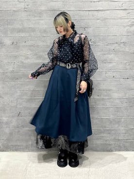 「アイテム（ドレスシューズ）」を使った、かのんさん（レディース・149cm）の夏コーディネート