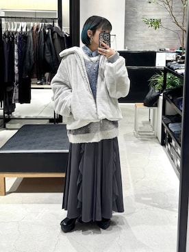 「HARE（ハレ）のアイテム（ブルゾン）」を使った、かのんさん（レディース・149cm）の秋コーディネート