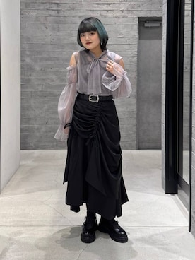 「アイテム（ドレスシューズ）」を使った、かのんさん（レディース・149cm）の秋コーディネート