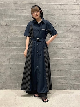 「アイテム（ワンピース/ドレス）」を使った、かのんさん（レディース・149cm・20代）の夏コーディネート