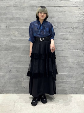 「アイテム（タンクトップ）」を使った、かのんさん（レディース・149cm）の夏コーディネート