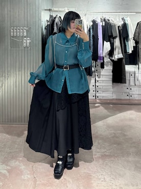 「HARE（ハレ）のアイテム（トップス）」を使った、かのんさん（レディース・149cm）の春コーディネート