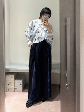 「HARE（ハレ）のアイテム（ブーツ）」を使った、かのんさん（レディース・149cm）の春コーディネート