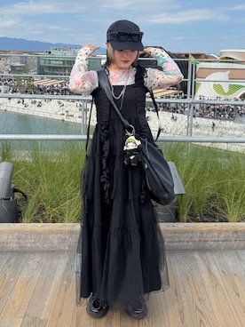 「キャミワンピース」｜かのんさん（レディース・149cm）の秋コーディネート