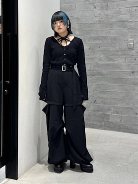 「アイテム（カーゴパンツ）」を使った、かのんさん（レディース・149cm）の夏コーディネート