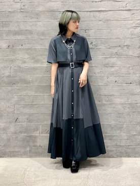 「アイテム（ブローチ/コサージュ）」を使った、かのんさん（レディース・149cm）の夏コーディネート
