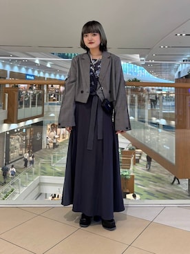 「アイテム（財布）」を使った、かのんさん（レディース・149cm）の秋コーディネート