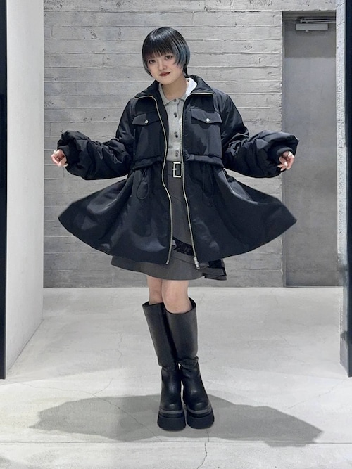 HARE（ハレ） ブルゾン アウター MA-1ライクペプラムブルゾン(HARE