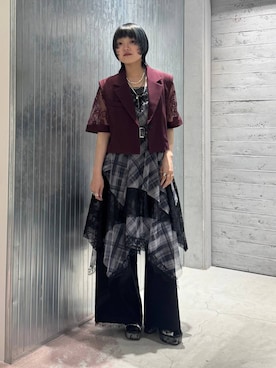 「HARE（ハレ）のアイテム（ジャケット/アウター）」を使った、かのんさん（レディース・149cm）の春コーディネート