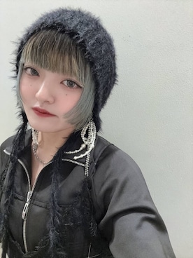 「アイテム（パーカー）」を使った、かのんさん（レディース・149cm）の冬コーディネート