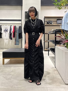 「アイテム（ワンピース/ドレス）」を使った、かのんさん（レディース・149cm・20代）の春コーディネート