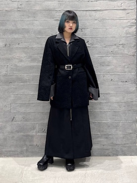 「アイテム（テーラードジャケット）」を使った、かのんさん（レディース・149cm）の秋コーディネート