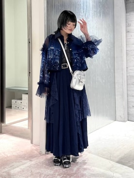 「HARE（ハレ）のアイテム（トップス）」を使った、かのんさん（レディース・149cm）の夏コーディネート