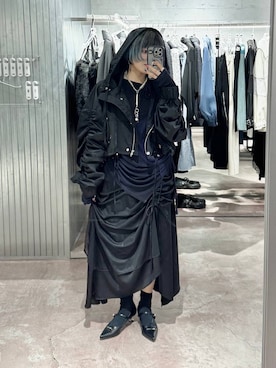 「HARE（ハレ）のアイテム（ジャケット/アウター）」を使った、かのんさん（レディース・149cm）の春コーディネート