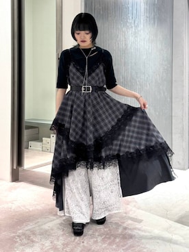 「HARE（ハレ）のアイテム（ベルト）」を使った、かのんさん（レディース・149cm）の夏コーディネート