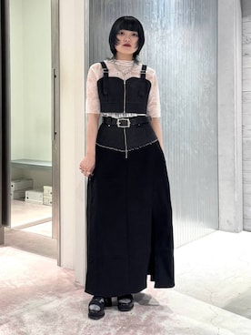 「HARE（ハレ）のアイテム（ワンピース/ドレス）」を使った、かのんさん（レディース・149cm）の夏コーディネート