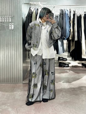 「HARE（ハレ）のアイテム（ジャケット/アウター）」を使った、かのんさん（レディース・149cm）の春コーディネート