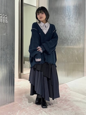 「HARE（ハレ）のアイテム（シューズ）」を使った、かのんさん（レディース・149cm）の秋コーディネート