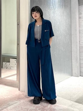「HARE（ハレ）のアイテム（ジャケット/アウター）」を使った、かのんさん（レディース・149cm）の夏コーディネート