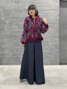 「アイテム（財布）」を使った、かのんさん（レディース・149cm）の秋コーディネート