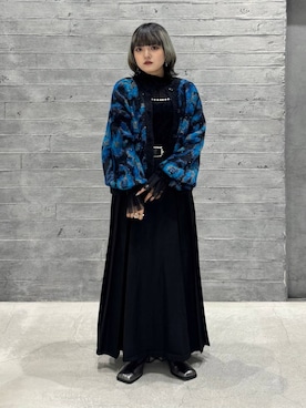 「アイテム（ブーツ、シルバー系）」を使った、かのんさん（レディース・149cm）の秋コーディネート