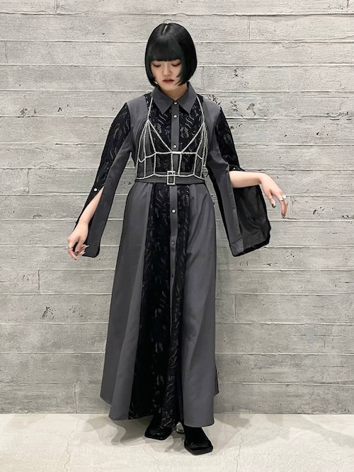 HARE（ハレ）の「ソデスリットキリカエワンピース(HARE)（ワンピース