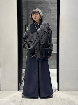 「アイテム（ブローチ/コサージュ）」を使った、かのんさん（レディース・149cm）の秋コーディネート